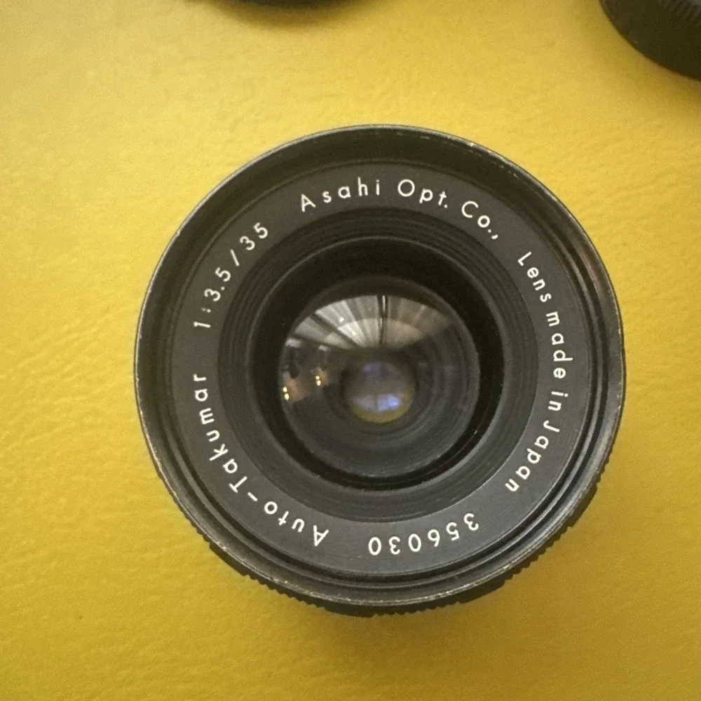 Asahi Pentax Super Takumar 35mm f3.5 M42 MF Prime Lens w/ Case Caps 1959-1962